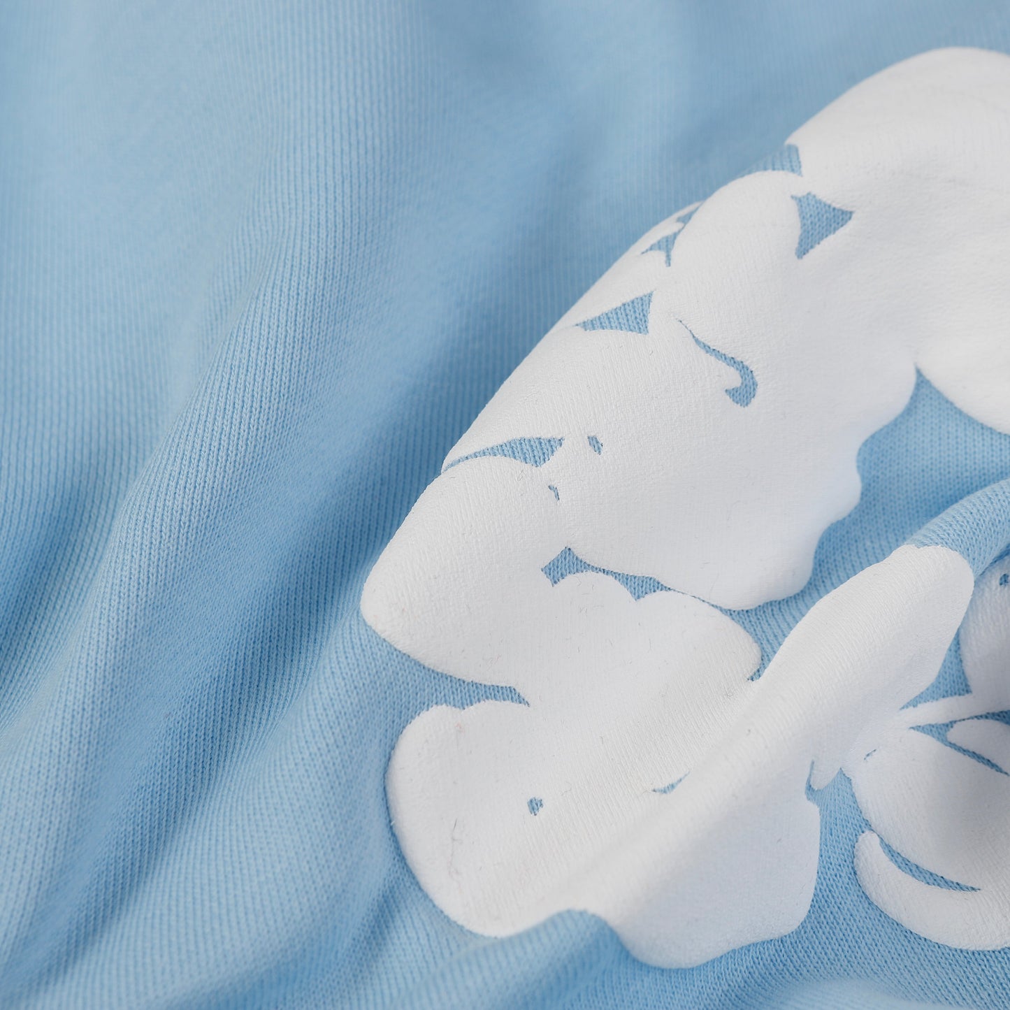 Denim Tears Cotton Wreath Light Wash Hoodie