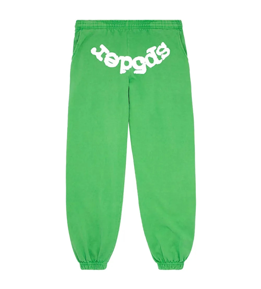 Sp5der Slime Green Hoodie/Pants (2-Piece)