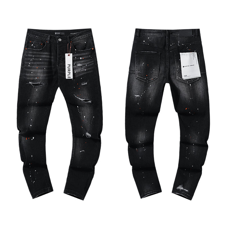 Purple Brand Men's Faded Ripped Jeans #12