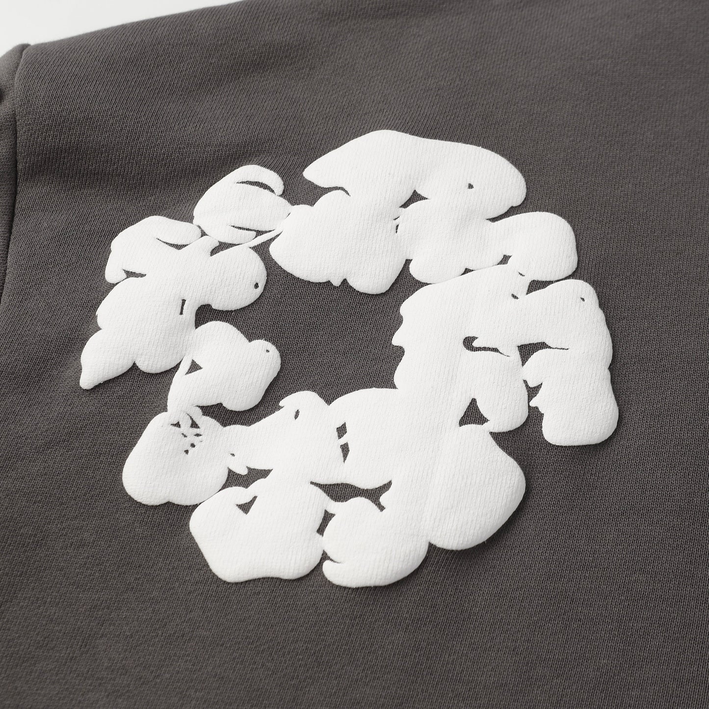 Denim Tears Cotton Wreath Dark Grey Hoodie