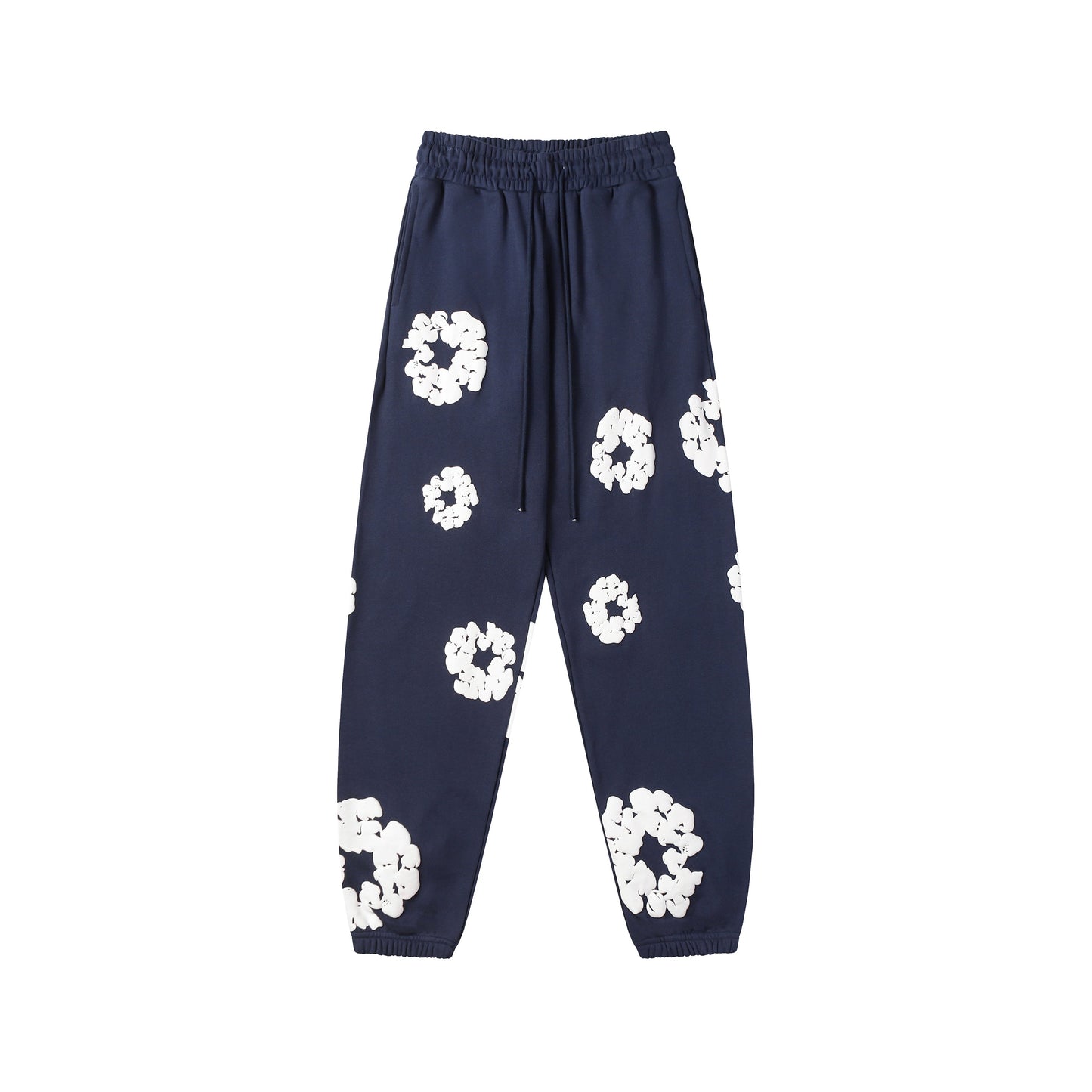 Denim Tears The Cotton Wreath Navy Sweatpants
