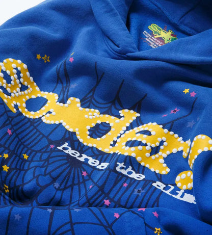 Sp5der TC Marina Hoodie Blue