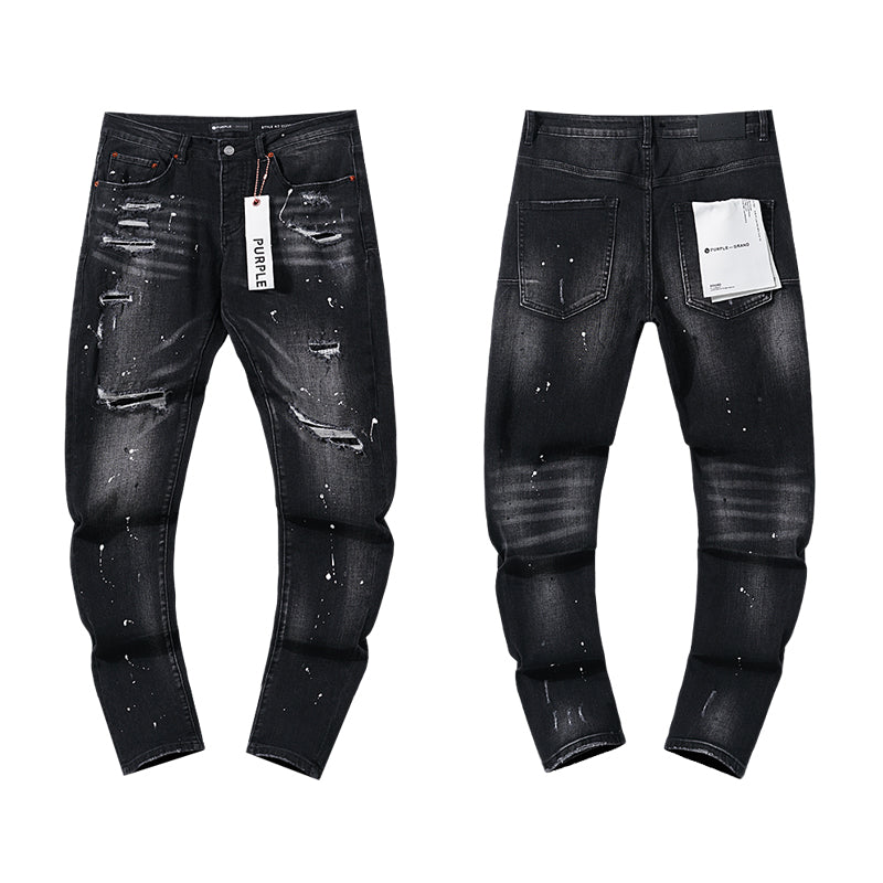 Purple Brand Men's Faded Ripped Jeans #12