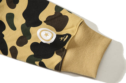 Split Color Designer Shark Full Zip Up Unisex Hoodie Y2K Style Streetwear - High-Quality Material - Menswear, Sweaters