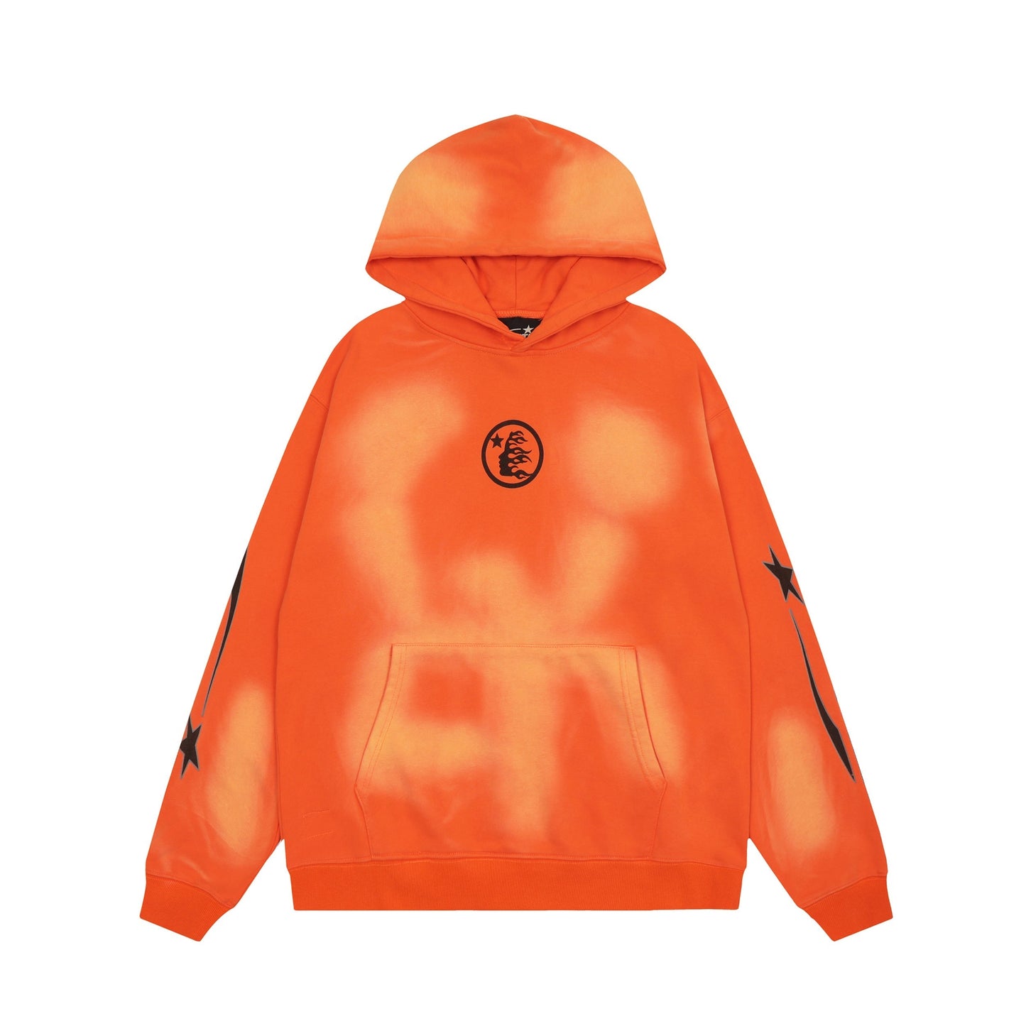 Hellstar Hoodie Electric Orange Unisex Studios – Bold Style Meets Cozy Comfort