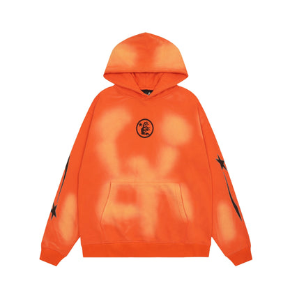 Hellstar Hoodie Electric Orange Unisex Studios – Bold Style Meets Cozy Comfort