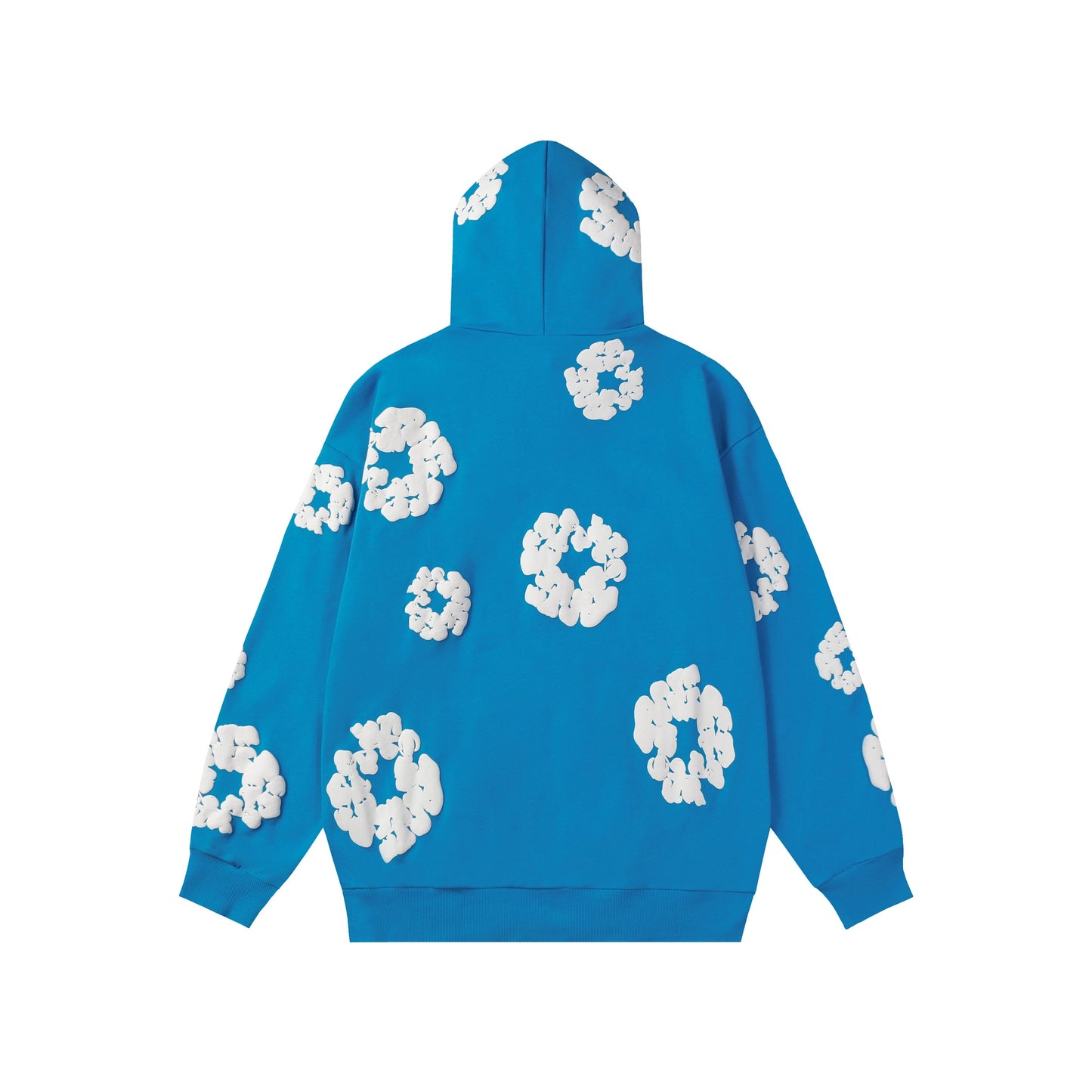 Denim Tears Cotton Wreath Blue Hoodie