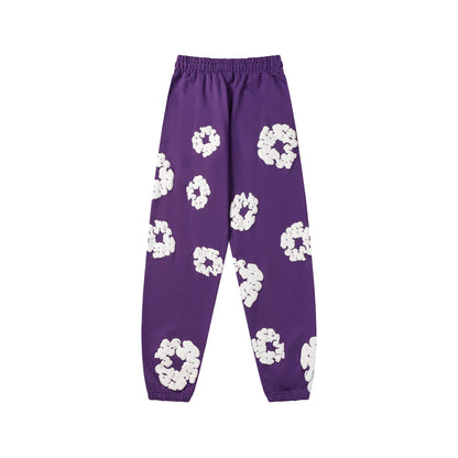 Denim Tears The Cotton Wreath Purple Sweatpants