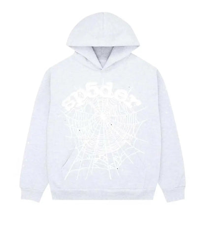 Sp5der OG Web Hoodie Heather Grey
