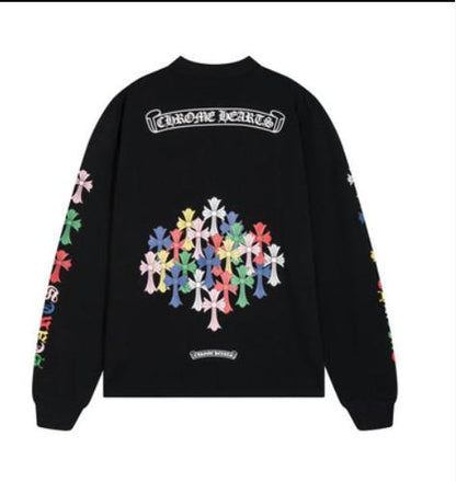 Chrome Hearts Men's Long-Sleeve T-shirt Sweatshirt K8015