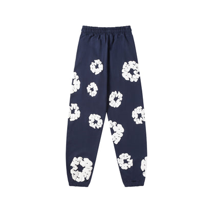 Denim Tears The Cotton Wreath Navy Sweatpants