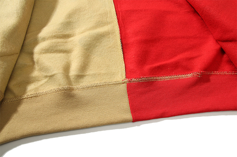 Split Color Designer Shark Full Zip Up Unisex Hoodie Y2K Style Streetwear - High-Quality Material - Menswear, Sweaters