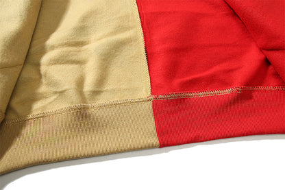 Split Color Designer Shark Full Zip Up Unisex Hoodie Y2K Style Streetwear - High-Quality Material - Menswear, Sweaters