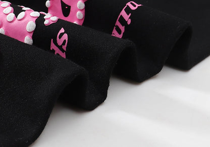 Sp5der P*nk Black Hoodie/Pants (2-Piece)