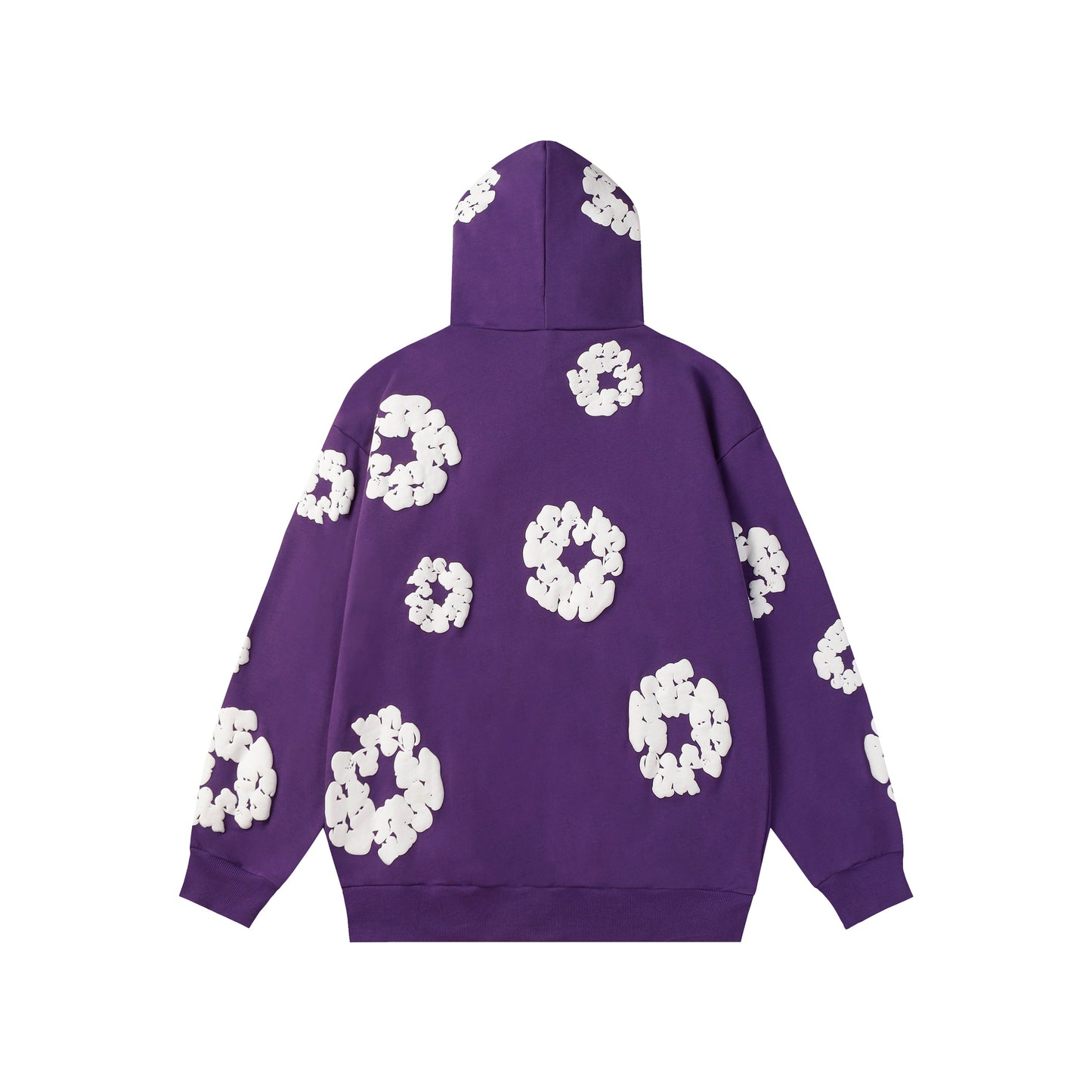 Denim Tears Cotton Wreath Purple Hoodie