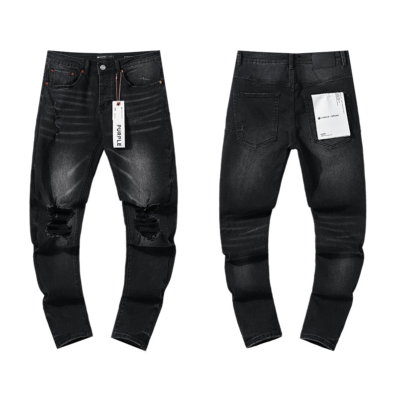 Purple Brand Men's Faded Ripped Jeans #12