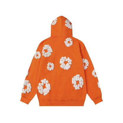 Denim Tears Cotton Wreath Orange Hoodie