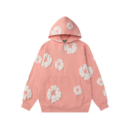 Denim Tears Cotton Wreath Peach Hoodie