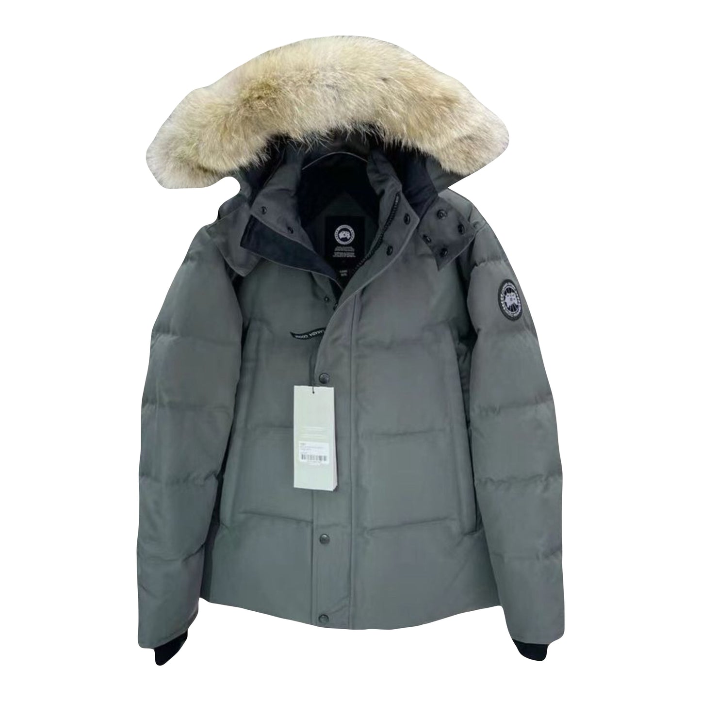 Canada Goose Men’s Black Parka/Jacket with Fur Hood - Warm Insulated Jacket for Cold Weather