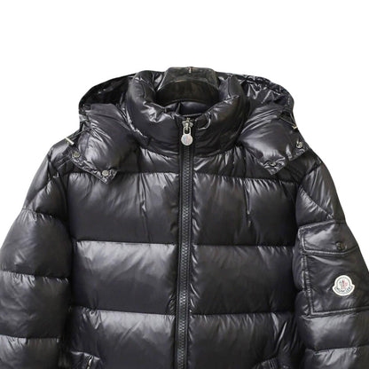 Moncler Men's Black Puffer Jacket - Stylish Winter Coat with Hood