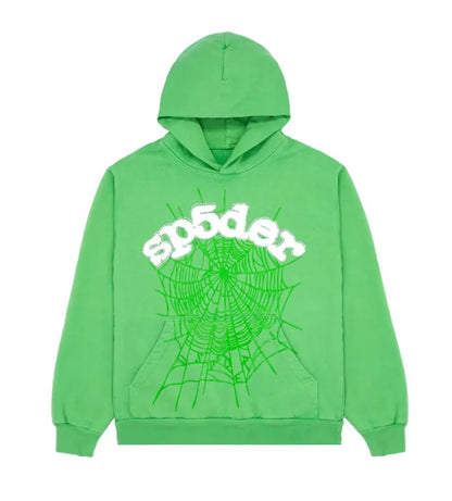 Sp5der Slime Green Hoodie/Pants (2-Piece)