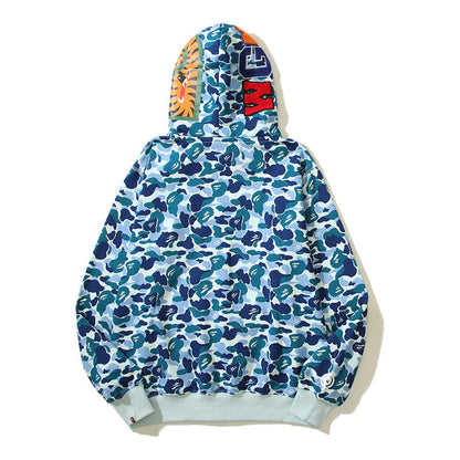 Multicolor Designer Shark Full Zip Up Unisex Y2K Style Streetwear Made with High-Quality Material