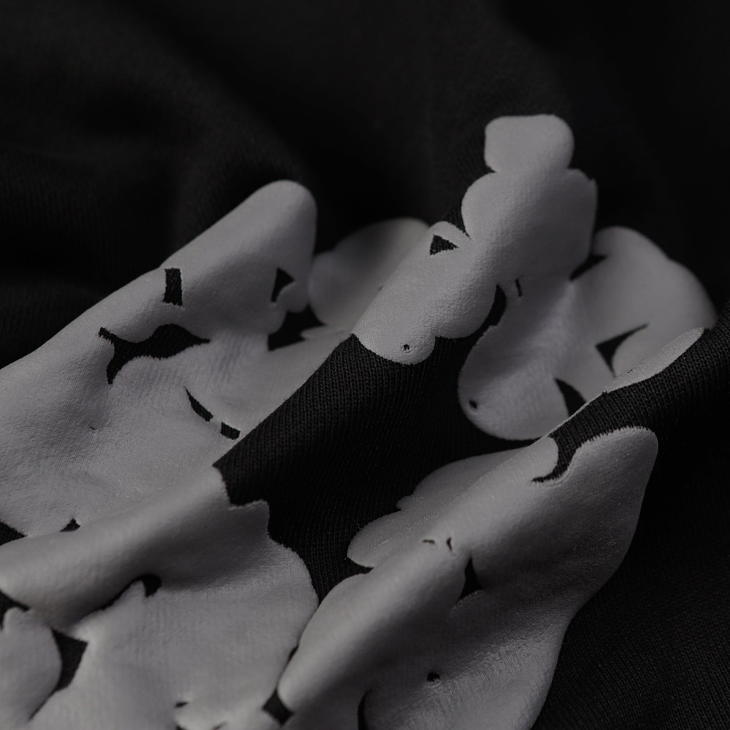 Denim Tears The Cotton Wreath Black and Grey Sweatpants