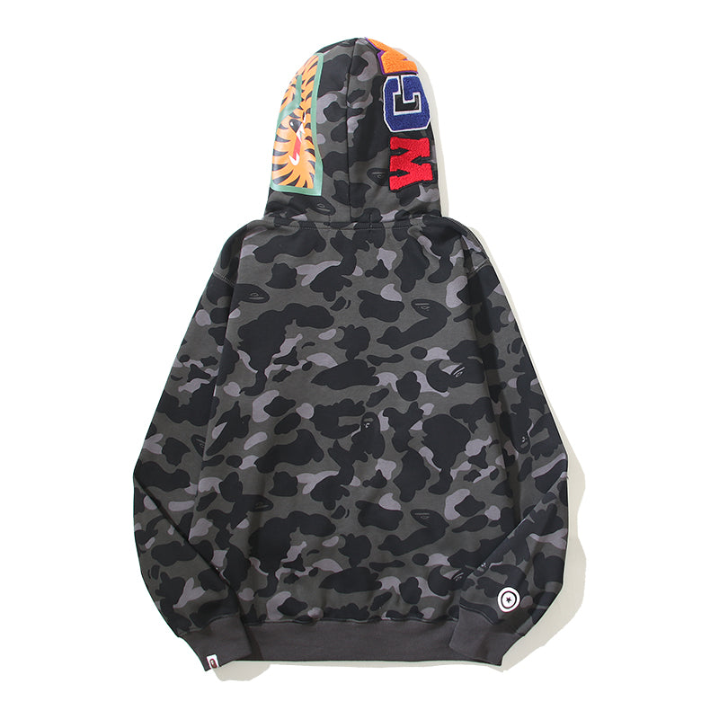 Multicolor Designer Shark Full Zip Up Unisex Y2K Style Streetwear Made with High-Quality Material