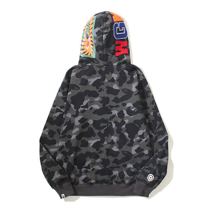 Multicolor Designer Shark Full Zip Up Unisex Y2K Style Streetwear Made with High-Quality Material