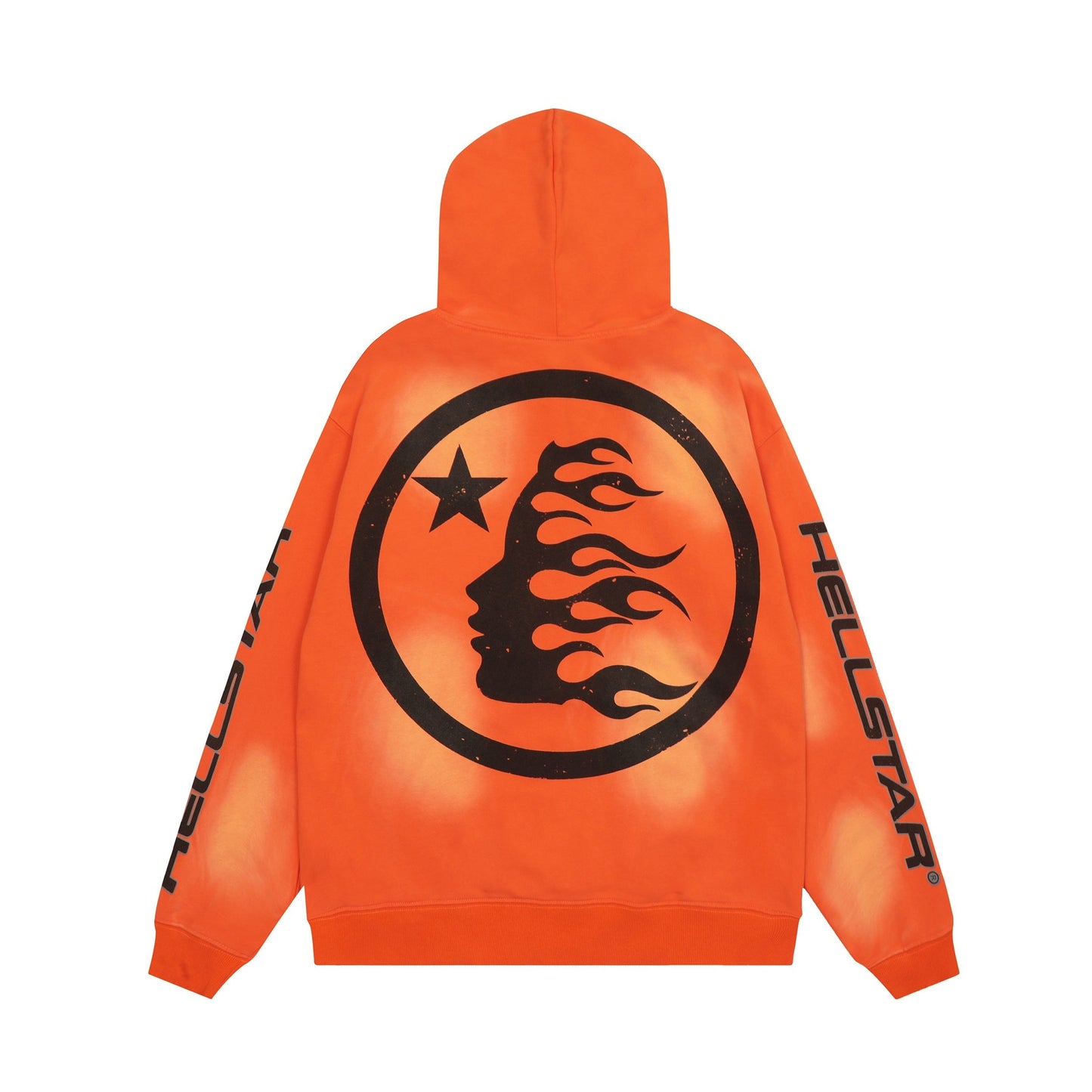Hellstar Hoodie Electric Orange Unisex Studios – Bold Style Meets Cozy Comfort