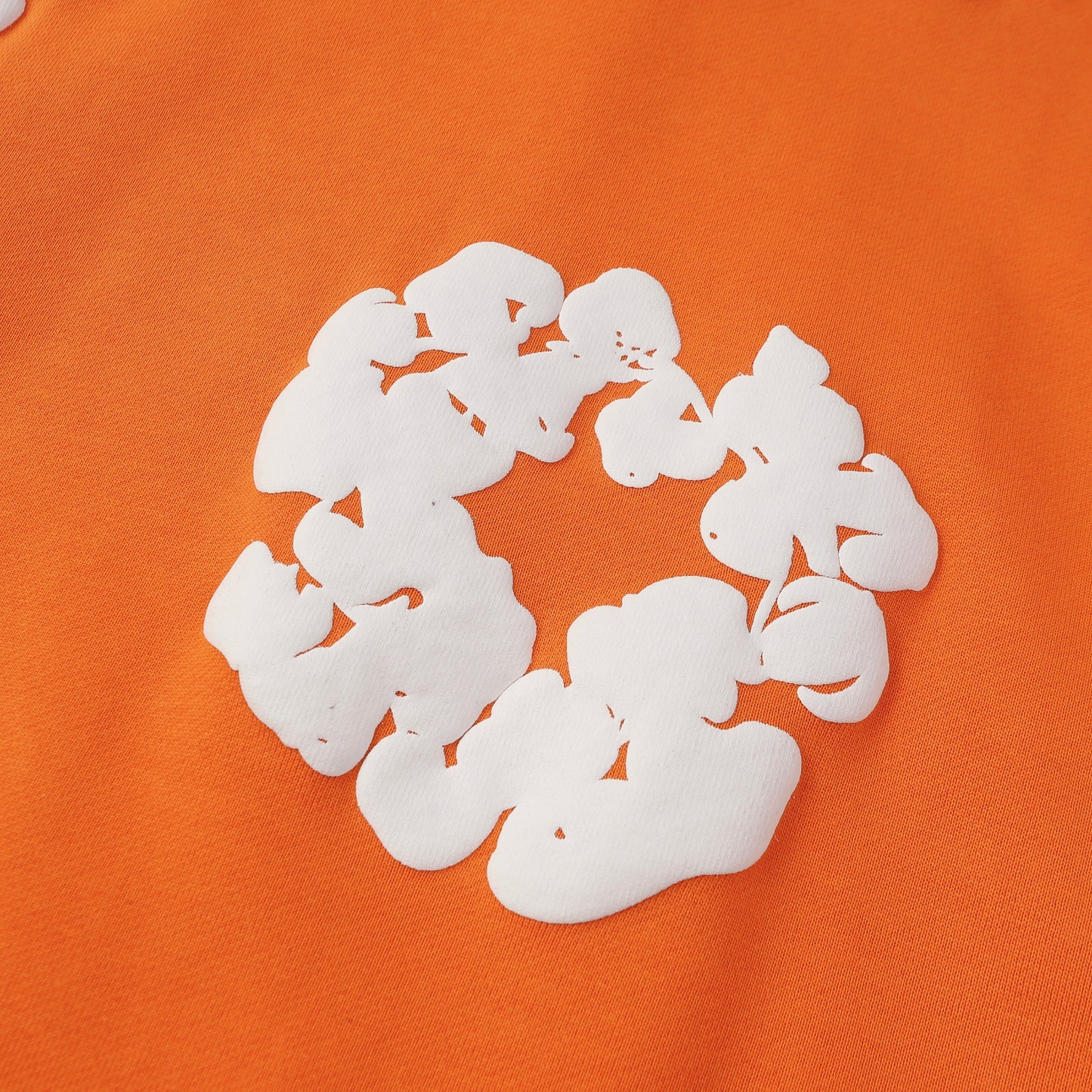 Denim Tears Cotton Wreath Orange Hoodie