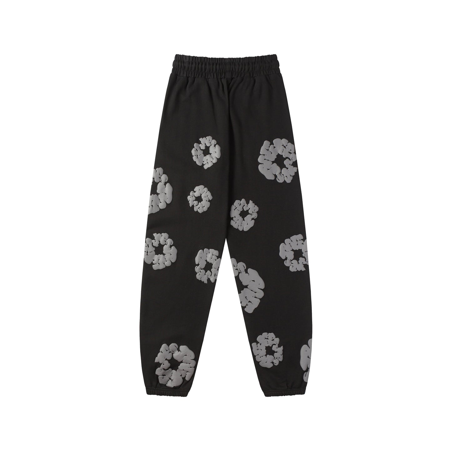 Denim Tears The Cotton Wreath Black and Grey Sweatpants