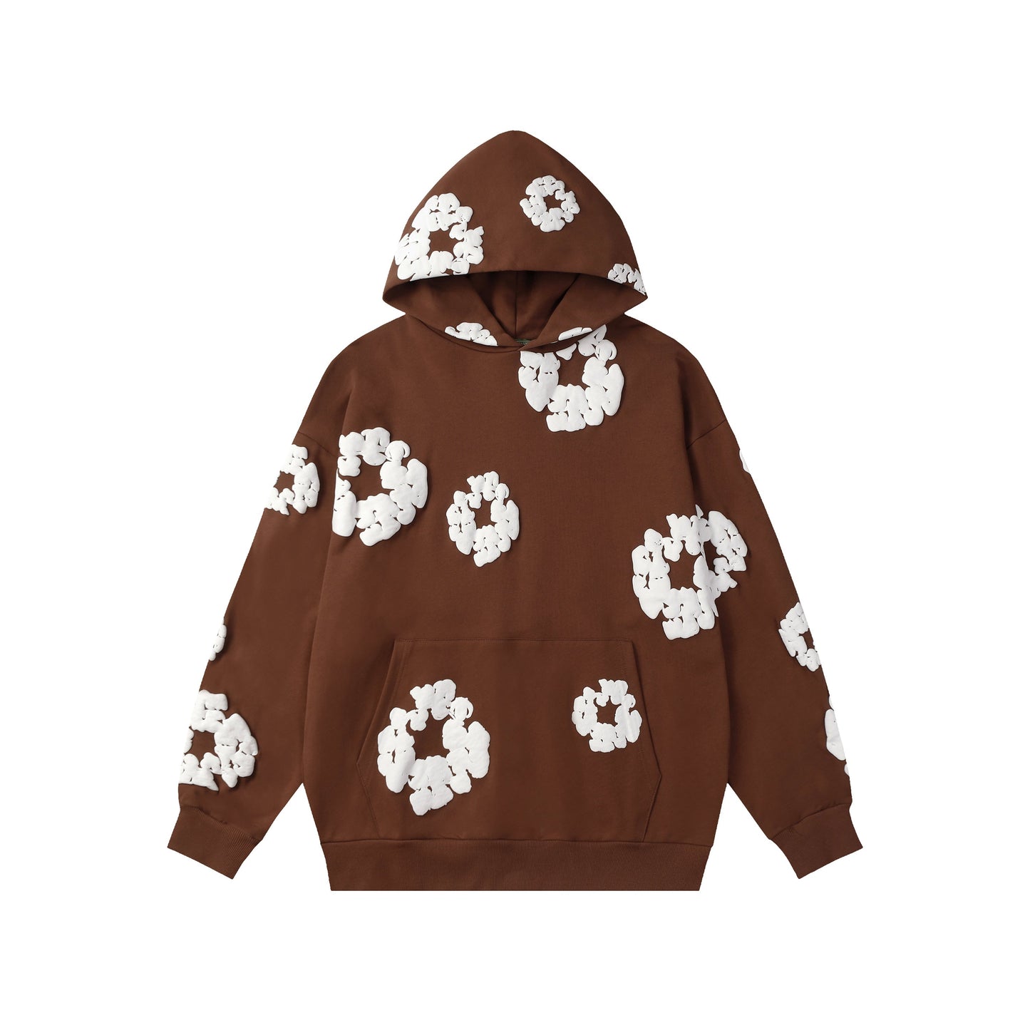 Denim Tears Cotton Wreath Brown Hoodie