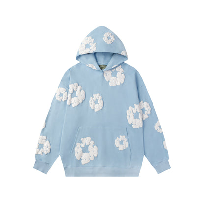 Denim Tears Cotton Wreath Light Wash Hoodie