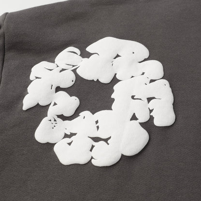 Denim Tears Cotton Wreath Dark Grey Hoodie