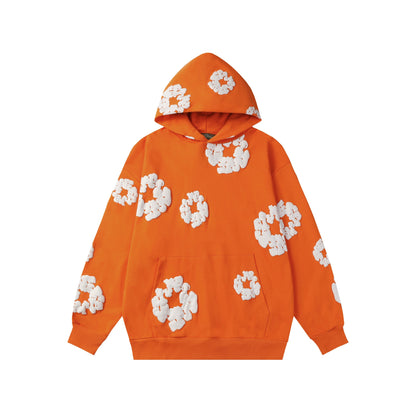 Denim Tears Cotton Wreath Orange Hoodie