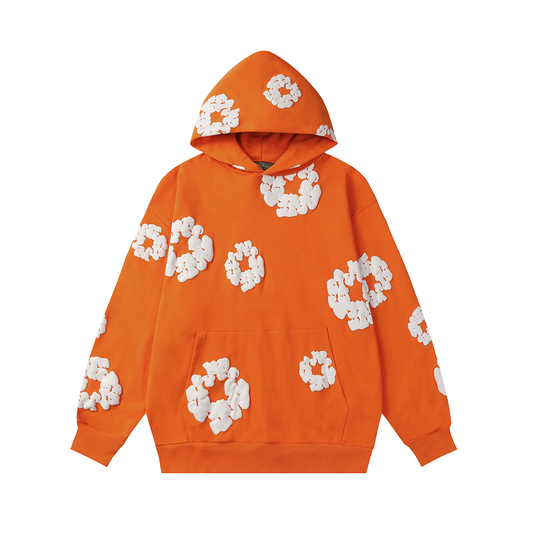 Denim Tears Cotton Wreath Orange Hoodie