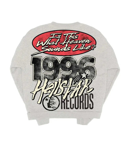 Hellstar Records Crewneck Heather Grey