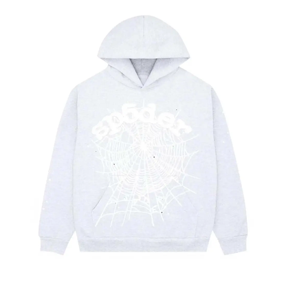 Sp5der OG Web Hoodie Heather Grey