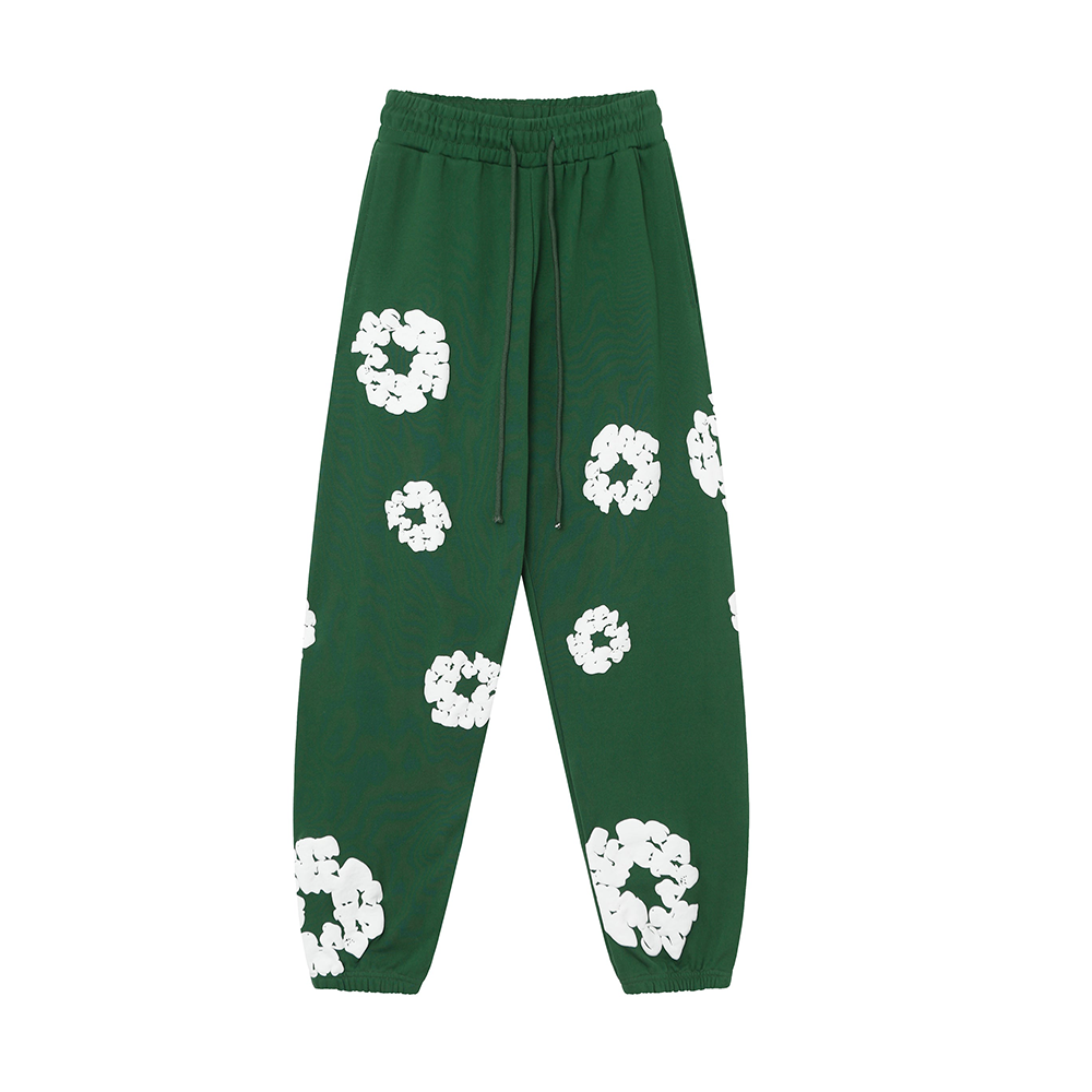 Denim Tears The Cotton Wreath Green Sweatpants