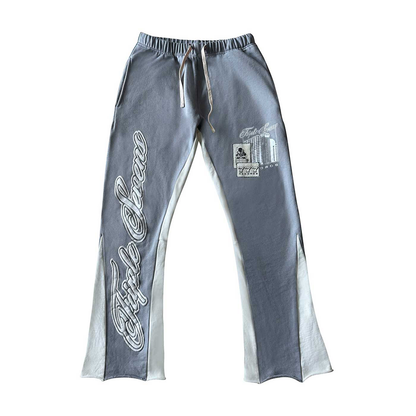 Triple Sevens Grey Flared Sweatpants