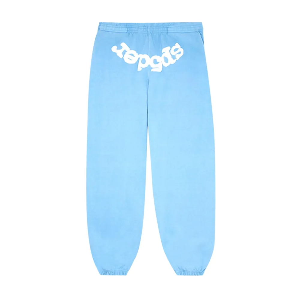 Sp5der Classic Sweatpants Light Blue