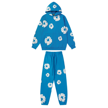 Denim Tears Cotton Wreath High Quality Variety Set Hoodie/Pants (2-piece)