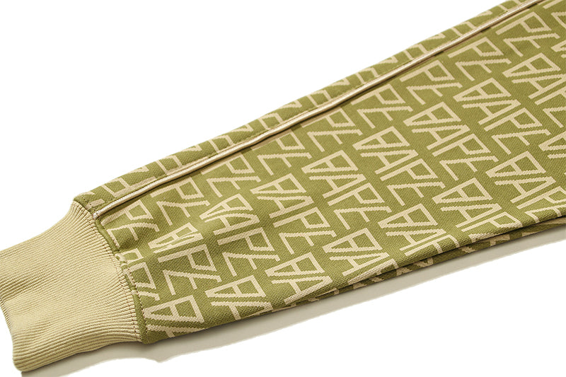 Graphic Olive Designer Shark Full Zip Up Unisex Y2K Style Streetwear Made with High-Quality Material