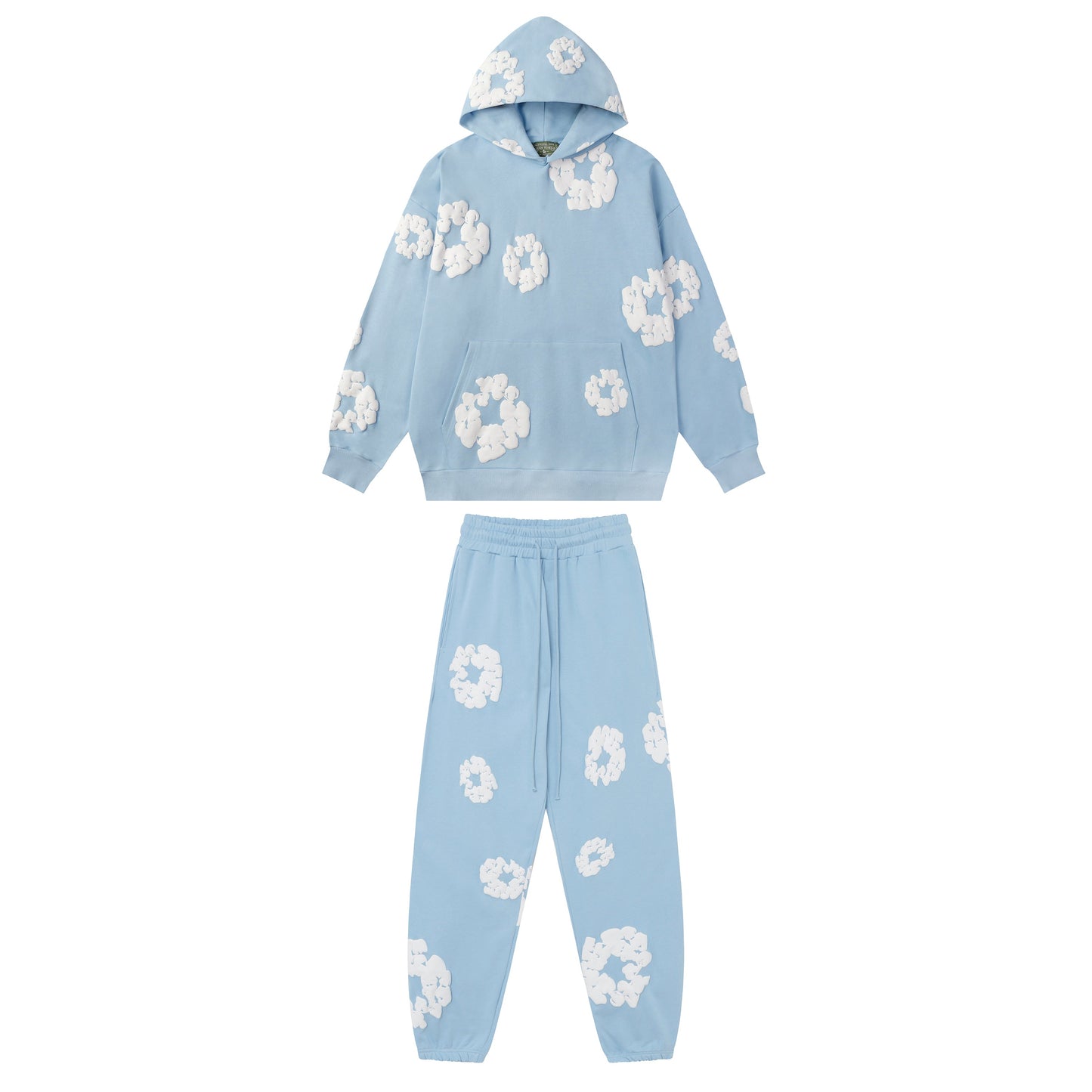 Denim Tears Cotton Wreath High Quality Variety Set Hoodie/Pants (2-piece)