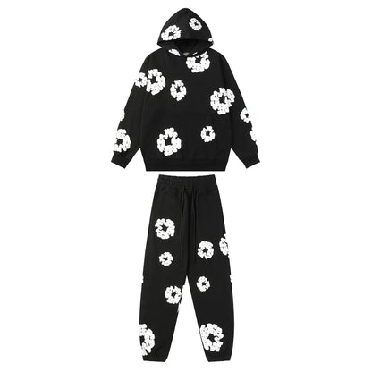 Denim Tears Cotton Wreath High Quality Variety Set Hoodie/Pants (2-piece)
