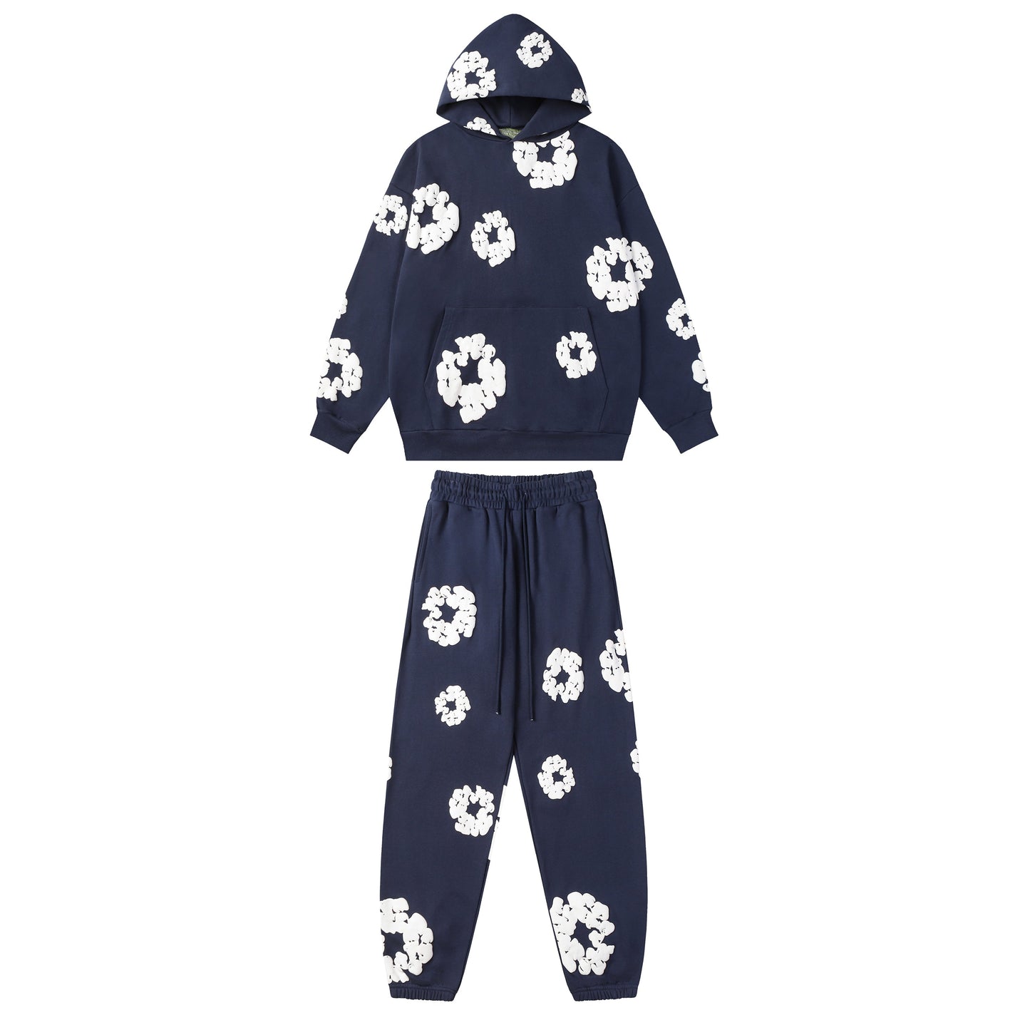 Denim Tears Cotton Wreath High Quality Variety Set Hoodie/Pants (2-piece)