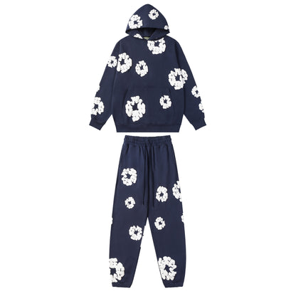 Denim Tears Cotton Wreath High Quality Variety Set Hoodie/Pants (2-piece)