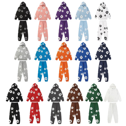 Denim Tears Cotton Wreath High Quality Variety Set Hoodie/Pants (2-piece)