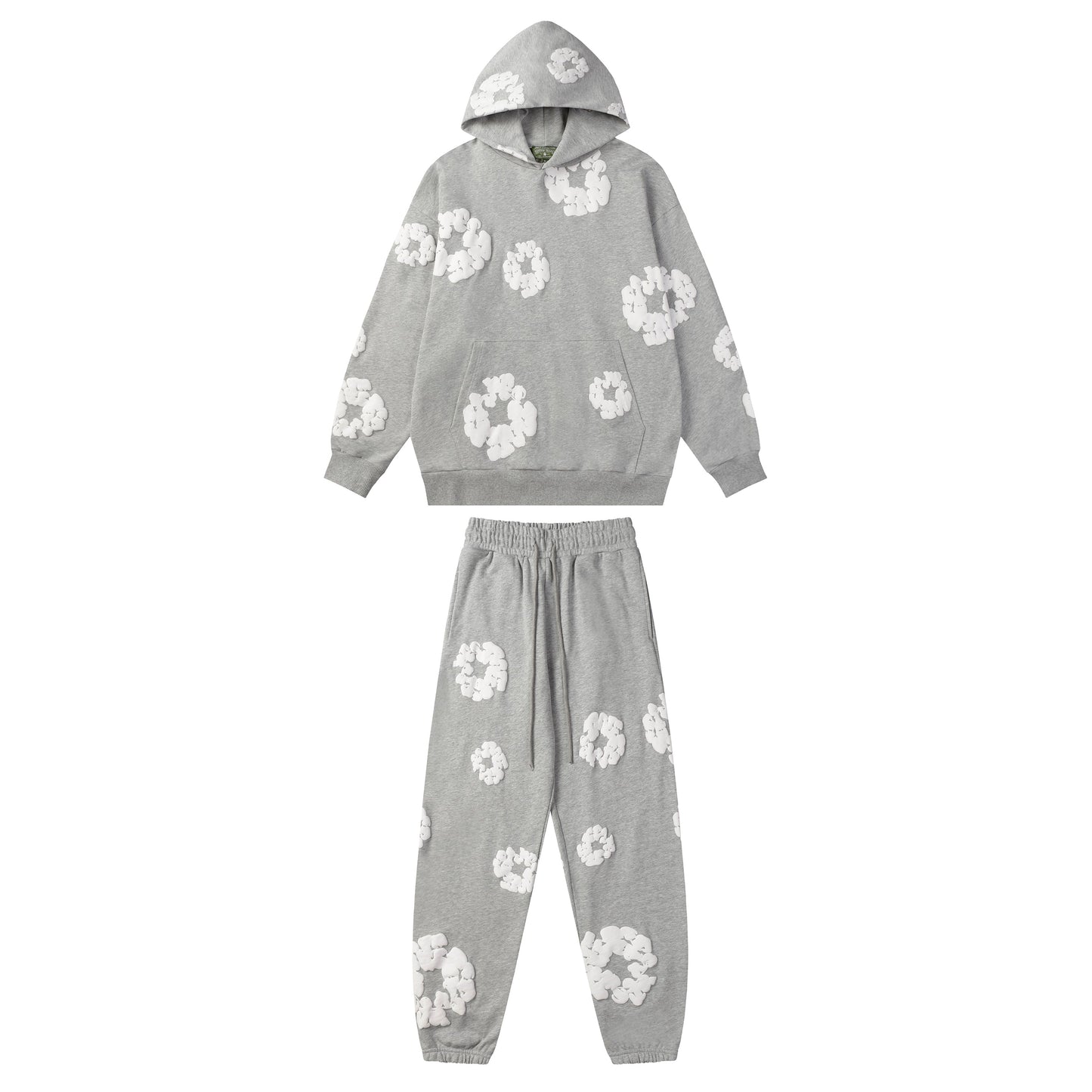 Denim Tears Cotton Wreath High Quality Variety Set Hoodie/Pants (2-piece)